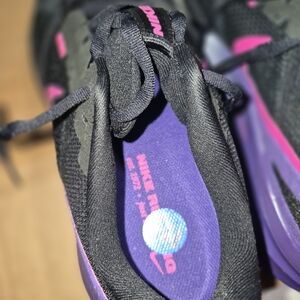 Nike Black and Pink Running Shoes